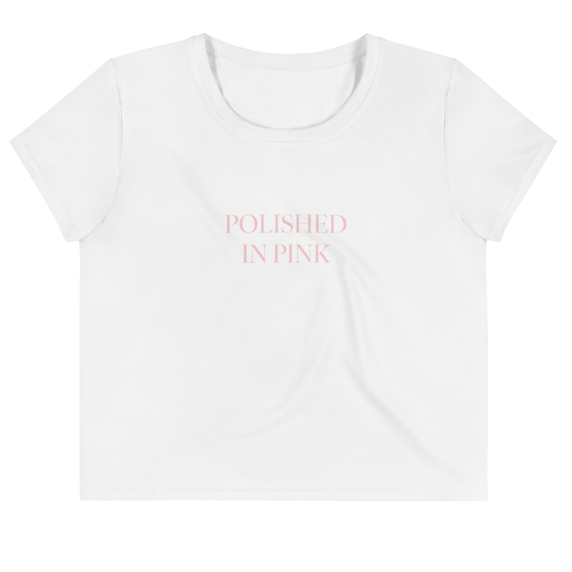 Polished In Pink Crop Tee - Image 2