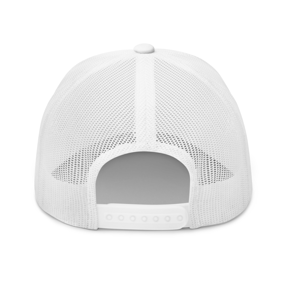 White Polished In Pink Trucker Cap - Image 5